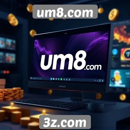 Aspectos técnicos do site de jogos um8.com